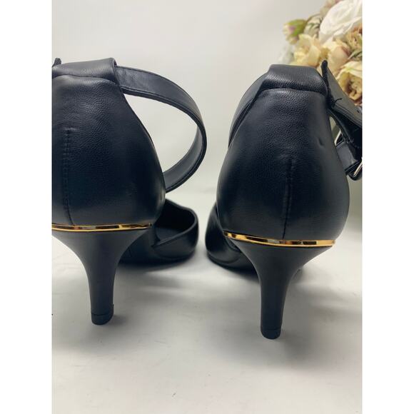 Anne Klein Fabulist Pump Black 2 1\4" Heel Pointed toe 9 - Picture 4 of 8
